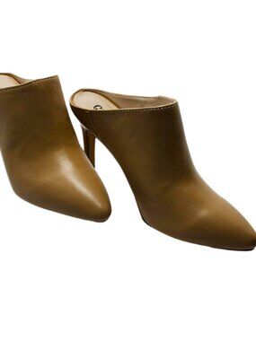 Cinderella of Boston Women’s Nude Tan Pointed Toe Mule Heels Size 4.5 New